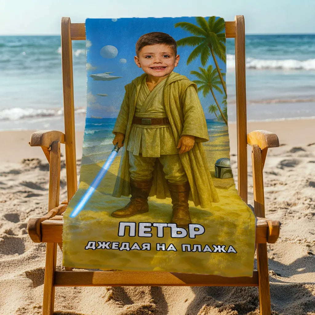 The Jedi - Детска Хавлия с Лицето им