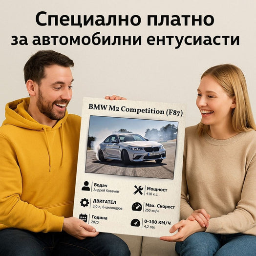 Картина със Снимка и Параметри на Колата