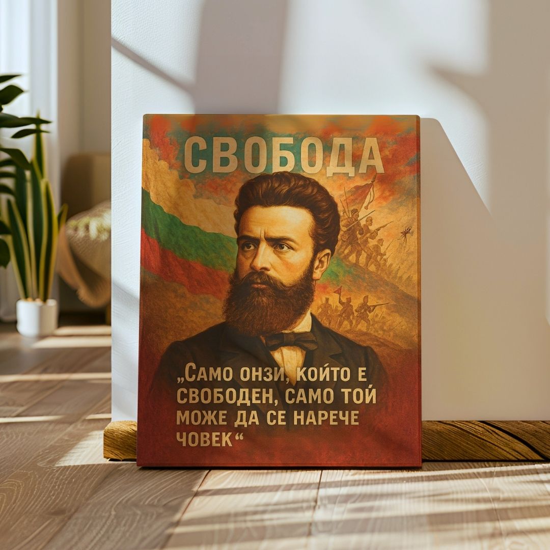 Патриотична Картина с Васил Левски / Христо Ботев (5 вида)