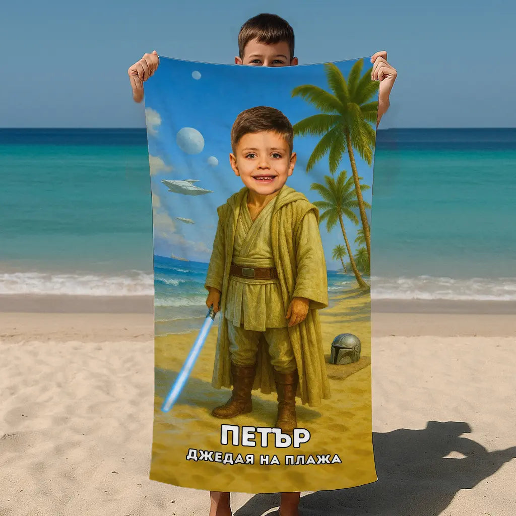 The Jedi - Детска Хавлия с Лицето им