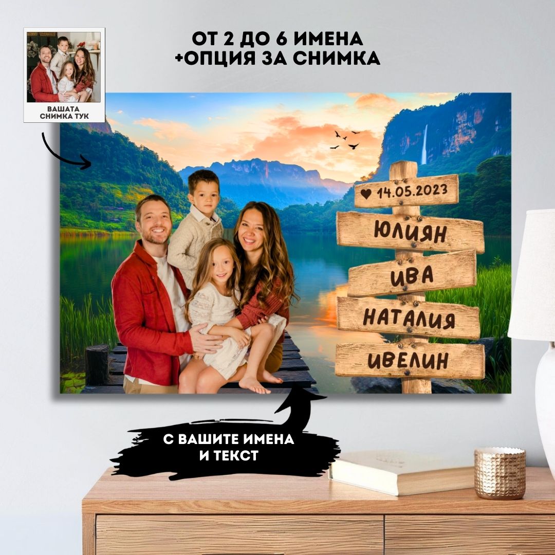 Фон Море | Картина с 2-6 Имена