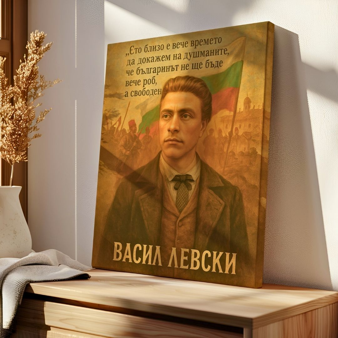 Патриотична Картина с Васил Левски / Христо Ботев (5 вида)
