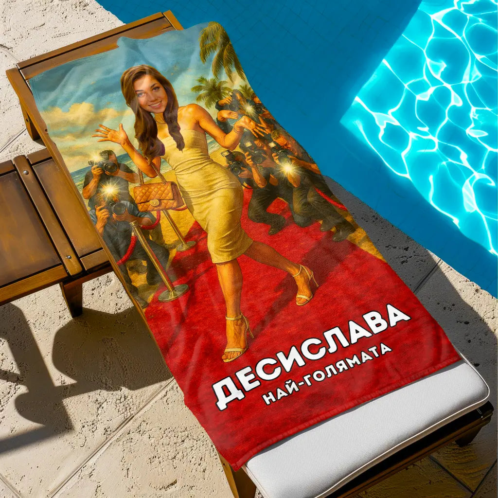 С Твоя Снимка - Плажна Хавлия