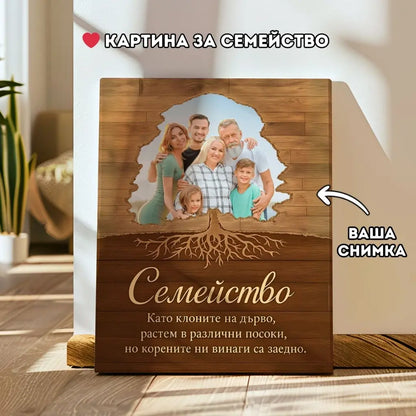 Нашите Семейни Корени - Картина с Ваша Снимка