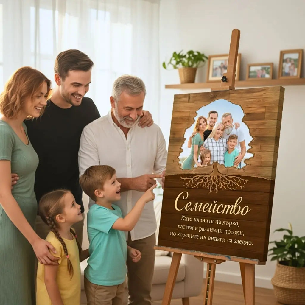 Нашите Семейни Корени - Картина с Ваша Снимка
