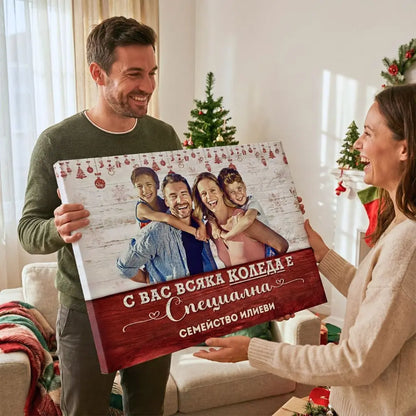 С Вас/Теб Коледа е Специална | Картина Със Снимка