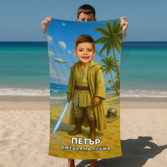 The Jedi - Детска Хавлия с Лицето им