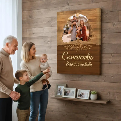 Нашите Семейни Корени - Картина с Ваша Снимка