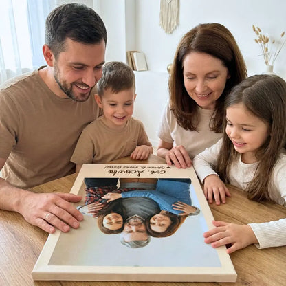 Принт на Канава - Kартина с Твоя Снимка, Имена и Текст