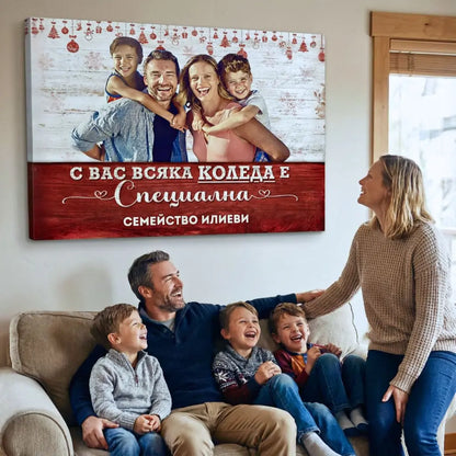 С Вас/Теб Коледа е Специална | Картина Със Снимка