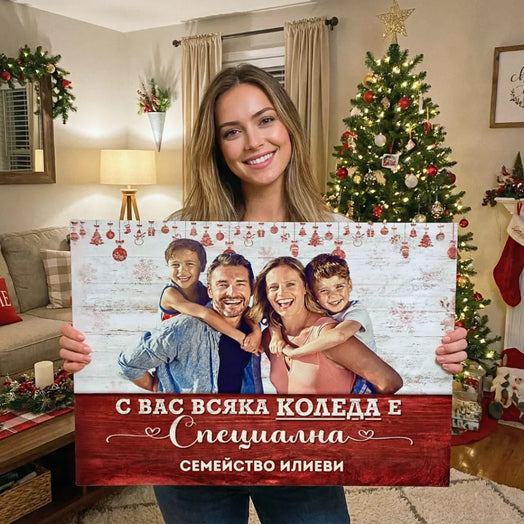 С Вас/Теб Коледа е Специална | Картина Със Снимка