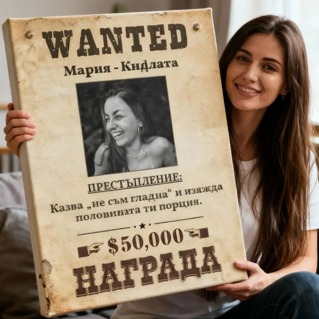 Издирва се! Забавна Картина #Wanted с 'Престъпление' и Снимка