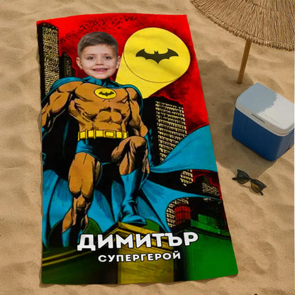 Batman 2 - Детска Хавлия с Лицето им