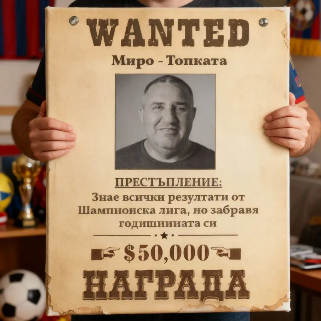 Издирва се! Забавна Картина #Wanted с 'Престъпление' и Снимка