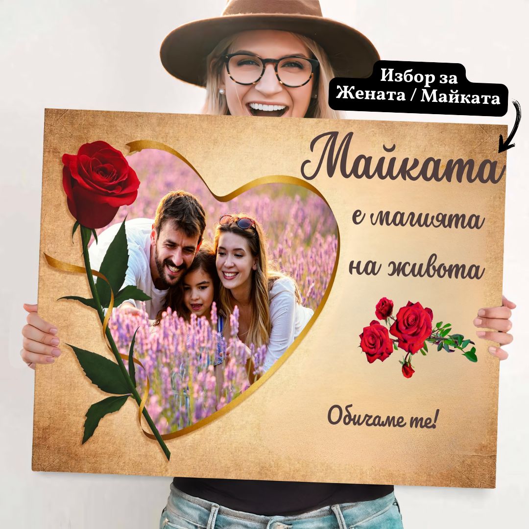 Жената/Mайката е Магията на Живота | С Ваша Снимка